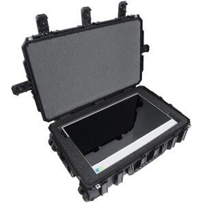 케이스 클럽 여행 및 보관 - Dell Inspiron 27인치 터치스크린 올인원 컴퓨터, 키보드, 마우스, 스탠드 코드를 하드 쉘, 휠드, 방수 배송 가능한 케이스에 적합합니다