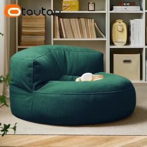 호환 OTAUTAU 충전재 포함 방수 빈백 푸프 의자  정원 해변 수영장 퍼프 오토만 살롱 소파 시트 SF133