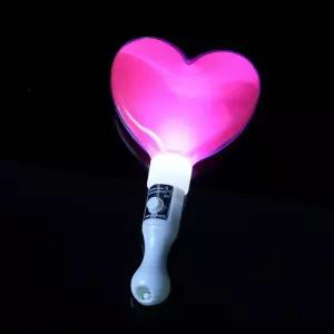 LED 하트봉 핑크 야광봉놀이 야광용품 축제용품 학예회응원봉 재롱잔치응원봉