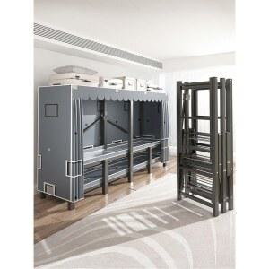 조립식 시스템행거 간단한 접이식 가정용 옷장 간이 비키니