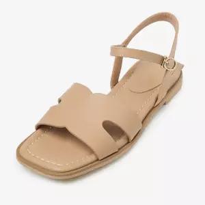 세라 프리미엄 가죽 H 컷아웃 스퀘어 샌들 K56S008