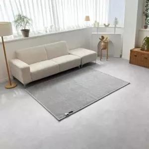 Ks 사계절 구 들장 카페트러그 워셔블 EMF 전기장판 그레이 153x200