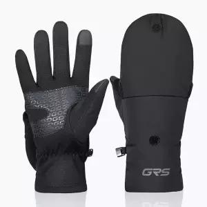 [골드스마일]핑거커버 벙어리 장갑 세트 발열 방한 장갑 스키 보드 등산 겨울