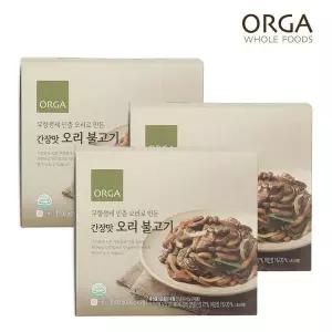[풀무원]E[올가] ORGA 간장맛 오리 불고기 400g(200g x 2팩) x 3박스[35791787]