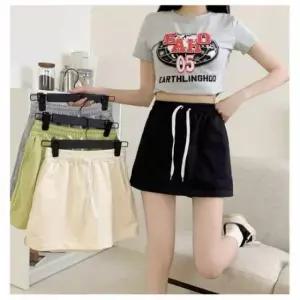 [옷은날개] 허리밴드 스판 와이드 치마바지 롱 스커트 팬츠 편한 데일리 큐롯 바지