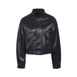 매장정품 JIGOTT 지고트 하이넥 페이크 레더 자켓 GR4N0JK421 1306917