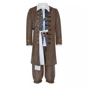 영화 캐리비0해0 잭스패0우 코스프레 의상세트(자켓