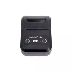 초소형 휴대용 미니 영수증 프린터 포켓 QR 스티커 무잉크 사진 써멀 노트 58mm 단일