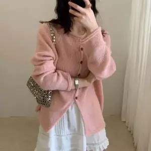 [하프클럽/]여성 패션 여리여리 니트 카디건