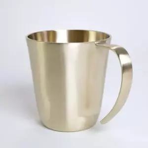 유기포크 수공예품 주방식기 방짜 유기컵 머그잔 머그컵 1호