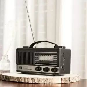 레트로 휴대용 라디오 MP3 랜턴 강력스피커