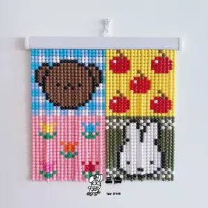 푸링푸링 비즈발 만들기 DIY 39종 캐릭터 비즈커튼 구슬 문발 방문 장식 주문제작