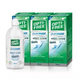 옵티프리 렌즈세척액 퓨어모이스트 420ml 3개
