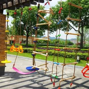 놀이터 매달리기 줄타기 로프 그네 밧줄 세트 줄사다리 빅 운동 오르기 등반
