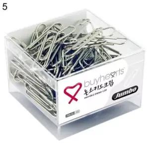 [문구] 오피스용품 문구 점보 논스키드 크립 JNS 5통