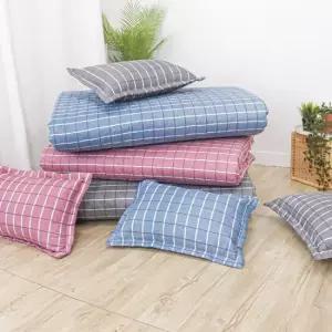 체크 베개커버4060 3컬러) 1인매트 1인용요 2인용요 깔요 누빔요커버 요솜 이불바닥패드