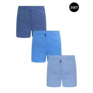 [BYC]남성 상쾌한 아쿠아블루 트렁크 3종 세트_P420016297