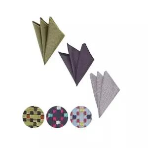 안 체크 행커치프 실크 명품 포켓 개 정장 남성용