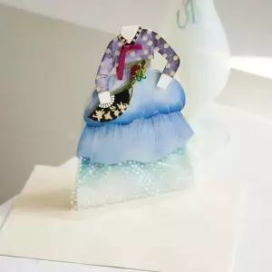 명절 아름다운 한복 카드 3P 설날 추석 연하장 편지지