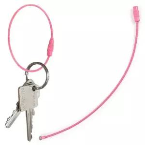 컬러 와이어 키링 핑크 15cm 1P 키체인 메탈 고리