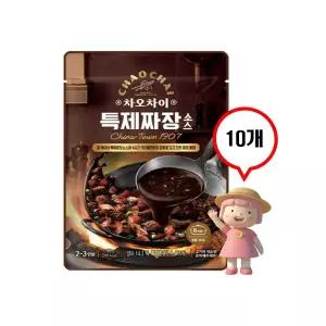 샘표 차오차이 특제짜장 10봉 간편식 짜장소스 대용량