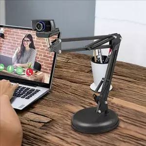 자바라 마이크 스탠드 접이식 마이크 거치대 녹음용 테이블 줌강의