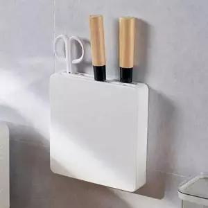 [RIZPICK]주방용 부착식 다기능 칼 보관대 수납 거치 칼꽂이 싱크대용