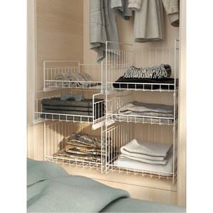 장롱 수납함 옷장 1층 3단 정리 수납 칸막이 장농 2단 스택 중형 흰색 대형 낮은 중간