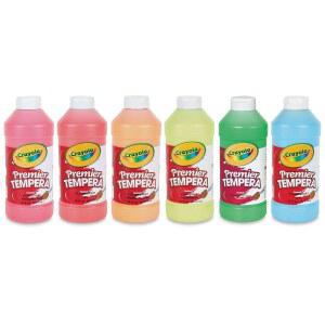 크레욜라 프리미어 페인트 형광 6종 템페라 세트 번들