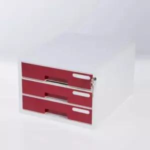 [JED] 와인 문서보관상자 3단 시스템 서류함 종이파일박스