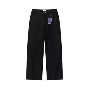 남자 논페이드 오비 와이드 데님 팬츠 SG-PTA-Q037-흑청