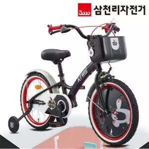 삼천리 KBO KT 위즈 18인치 어린이용 네발 자전거 보조바퀴 2026년형 번호키
