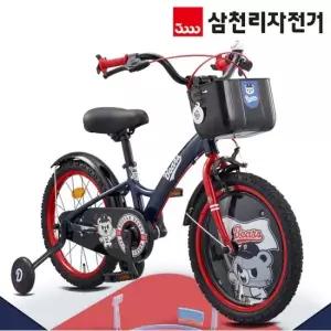 삼천리 KBO 두산 베어스 18인치 어린이용 네발 자전거 보조바퀴 2026년형 번호키