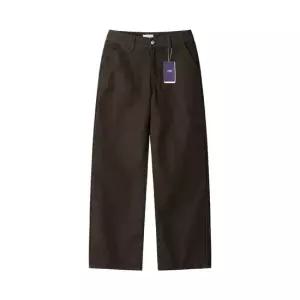 남자 논페이드 오비 와이드 데님 팬츠 SG-PTA-Q037-브라운