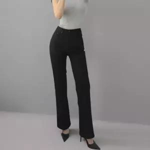 [신상오픈런]여성용 긴 바지 검정 부츠컷 스판 겨울 청바지 (44092232)