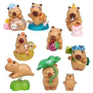 MDC 카피바라 피규어 즐거운생활 8종세트 / 미니어처 장식