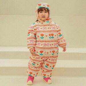 삠뽀요 노르딕스키복 + 모자 세트 OLHCX02