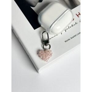 비즈 하트 키링 핸드폰줄 스트랩 에어팟