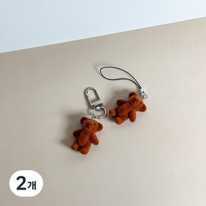 곰돌이 키링 인형키링 테디베어 핸드폰줄 스트랩 후로킹 키홀더 차키링 폰꾸 백꾸 에어팟 핸드폰키링