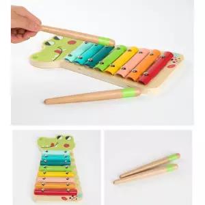 유아악기 귀여운 아기 악어 실포폰 장난감 유아교구 실로폰추천 추천