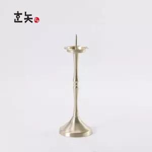 결혼혼수 수공예품 재기 방짜 유기촛대