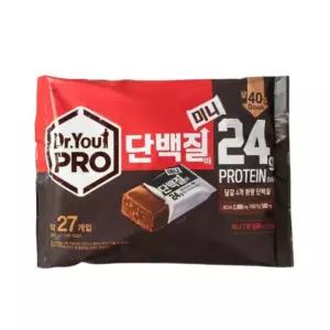 오리온 닥터유 단백질바 미니 280g 직원 회사 회의 사무실 한입 운동 간식 식사 대용