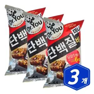 오리온 닥터유 단백질바 미니 44개입 x 3개 직원 회사 회의 사무실 한입 운동 간식 식사 대용
