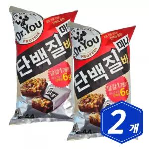 오리온 닥터유 단백질바 미니 44개입 x 2개 직원 회사 회의 사무실 한입 운동 간식 식사 대용