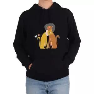 [RIZPICK]기모후드티 사자커플 사랑 부부 러브 연인그림 다양한색상