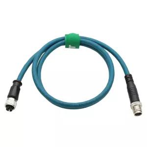 M12 8 핀 X-코딩 머신 비전 센서 코드 리더 카메라 이더넷 네트워크 확장 케이블 - 바슬러 코그넥스