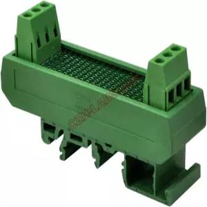 CZH-LABS DIN 철도 장착 캐리어 하우징 프로토타입 보드 PCB 크기 20.3mm x 73mm.