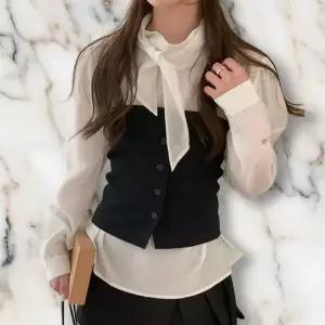 [하프클럽/]여성 일상 오피스용 뷔스티에 조끼