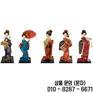 아시아 조각상 미니어처 민족 일본 게이샤 기모노 인형 데스크탑 거실 선반 입구 침실용 소장용 피규어