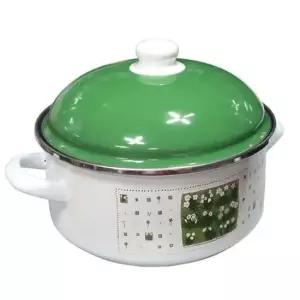 ELO 인덕션 냄비 24cm 그린 찌개 라면 법랑